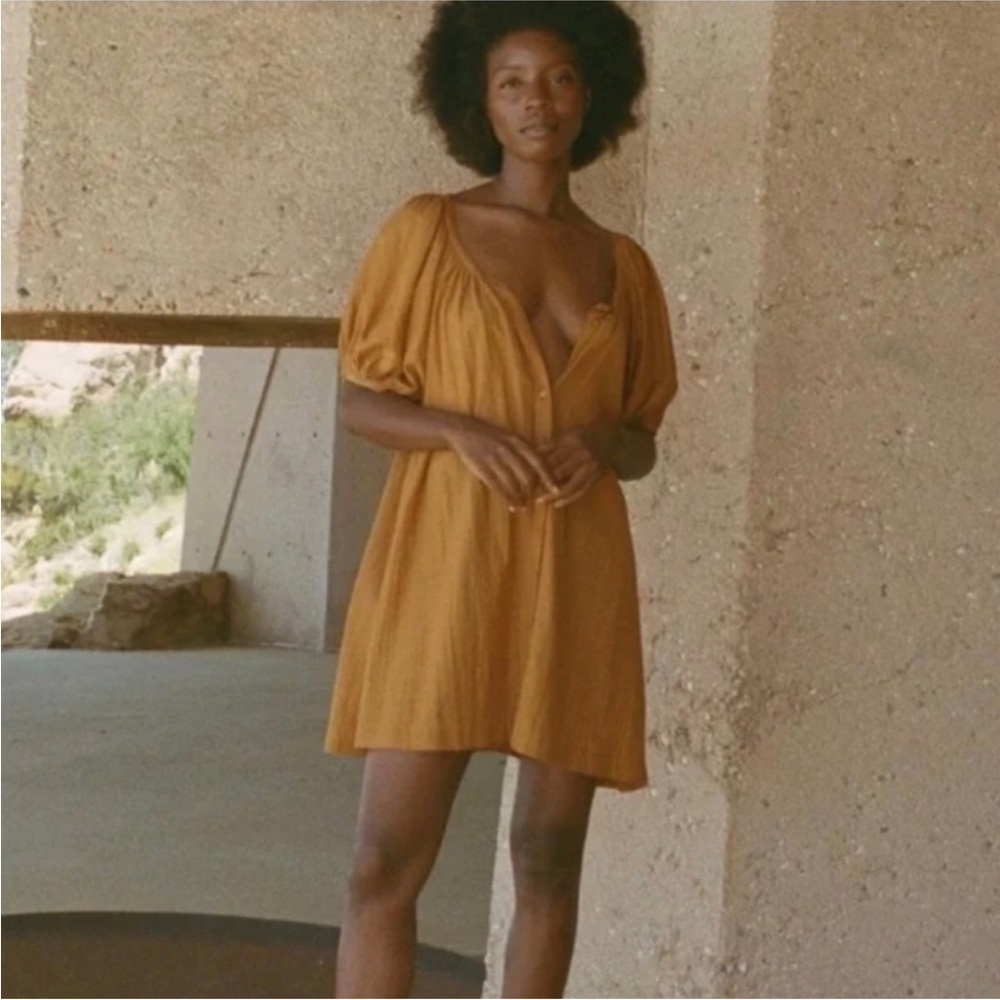 Doen Josette Dress in Foxtail size XS